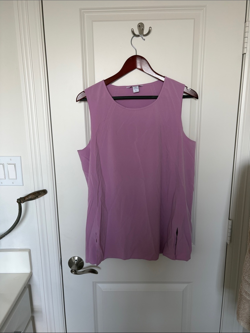 Athleta Dusty Lavender Sleeveless Performance Tank